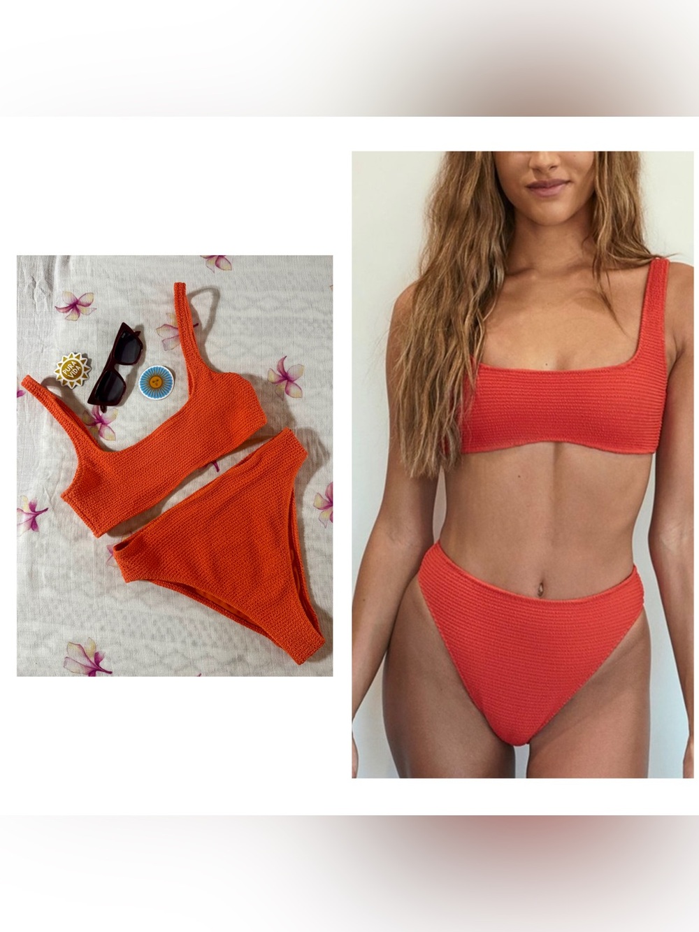 PacSun LA Hearts Bianca Scrunch Bikini Set 🌞